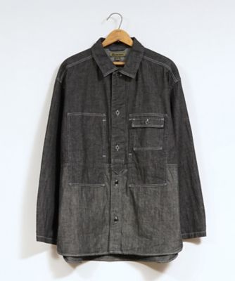 ユーティリティーシャツ タイプ2 ー 10オンスデニムブラック