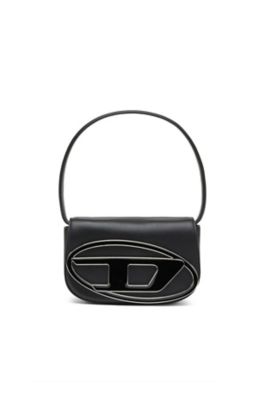 追跡あり★DIESEL★1DR ミラード ミニバッグ NEW Diesel 1DR Mini Shoulder Bag in Mirrored Leather Silver
