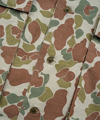 シャツ ショートスリーブーカモ／ARMY SHIRT SHORT