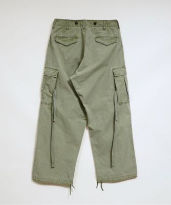 アーミーカーゴパンツ ー リップストップピグメント ／ ARMY