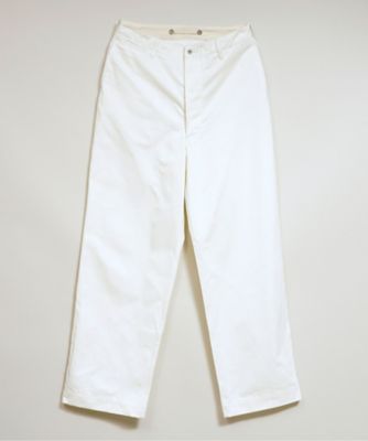 Nigel Cabourn (Men)/ナイジェル・ケーボン ベーシックチノパンツ　ー　ホワイト　／　ＢＡＳＩＣ　ＣＨＩＮＯ　ＰＡＮＴ　ー　ＷＨＩＴＥ