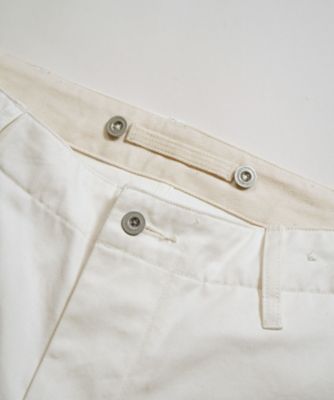 ベーシックチノパンツ ー ホワイト ／ BASIC CHINO PANT