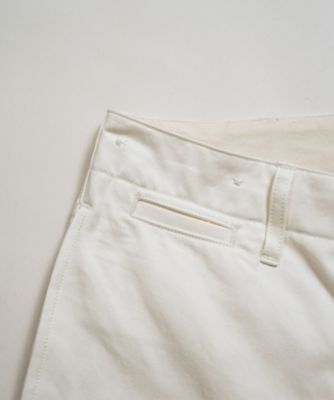 ベーシックチノパンツ ー ホワイト ／ BASIC CHINO PANT