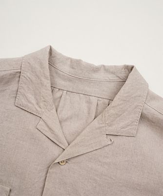 ファーマーオープンカラーシャツ／FARMAR OPEN COLLAR