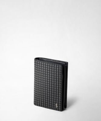 セラピアン名刺入れ Business card case in cachemire leather navy blue