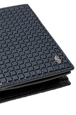 セラピアン名刺入れ Business card case in stepan asphalt gray blac