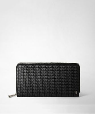 SERAPIAN (Men)/セラピアン STEPAN製ラウンドファスナーウォレット Asphalt/Black 財布・マネークリップ【三越伊勢丹/公式】