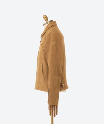 ヌバックレザーシングルジャケット　Ｍ８２４７　．０００．８４３９９
