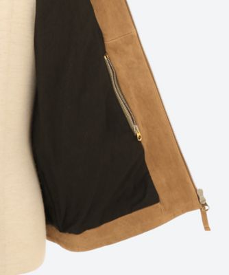 ヌバックレザーシングルジャケット　Ｍ８２４７　．０００．８４３９９