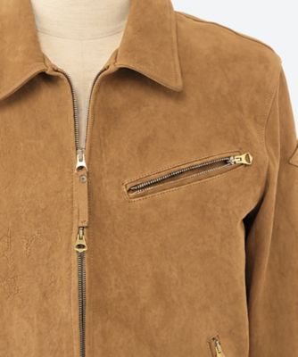ヌバックレザーシングルジャケット　Ｍ８２４７　．０００．８４３９９
