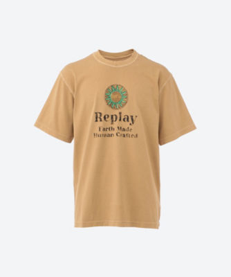 ＜REPLAY (Men)＞ＥＡＲＴＨ　ＭＡＤＥ　ＨＵＭＡＮ　ＣＲＡＦＴＥＤ　Ｔシャツ　Ｍ６１５１　．０００．２３３１２Ｅ