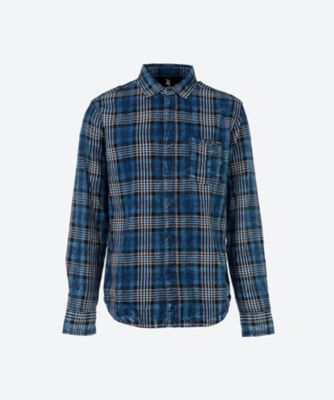 ＜REPLAY (Men)＞インディゴトーナルチェックシャツ　Ｍ４０６６Ａ．０００．５２５２０