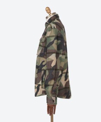 CAMOプリントメルトンシャツブルゾン M4097 ．000