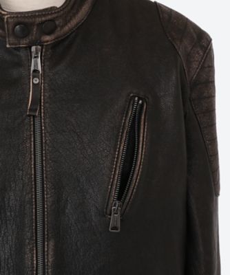 スプレーダイ　ゴートレザー　ＢＩＫＥＲブルゾン　Ｍ８２９３　．０００．８４５６６