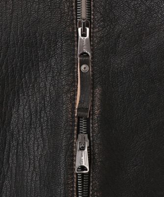 スプレーダイ　ゴートレザー　ＢＩＫＥＲブルゾン　Ｍ８２９３　．０００．８４５６６