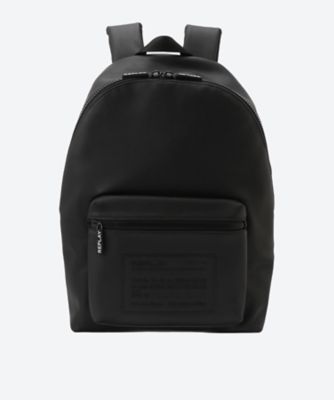 ＜REPLAY (Men)＞ブラックｏｎブラック　ＰＵバックパック　ＦＭ３６２２．０００．Ａ０４３７Ｒ