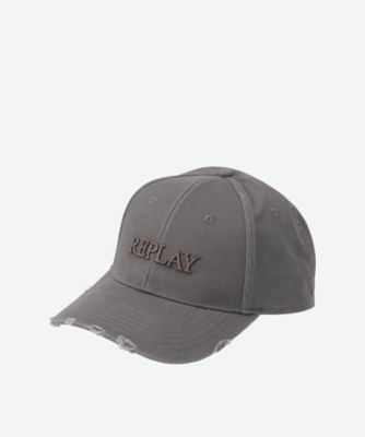 REPLAY (Men)/リプレイ ２５２　ロゴ刺繍ウォッシュコットンツイルＣＡＰ　ＡＸ４１６１．００５．Ａ０１１３Ｈ