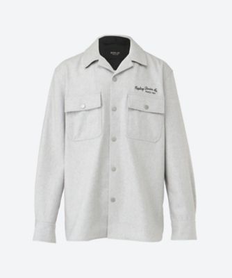 ウールブレンドアンコンシャツジャケット M8496 ．000