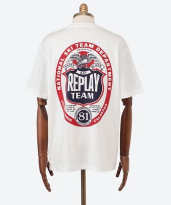 Ｒロゴ　ＲＥＰＬＡＹＴＥＡＭバックプリントＴシャツ　Ｍ３２７８　．０００．２３６０８Ｐ