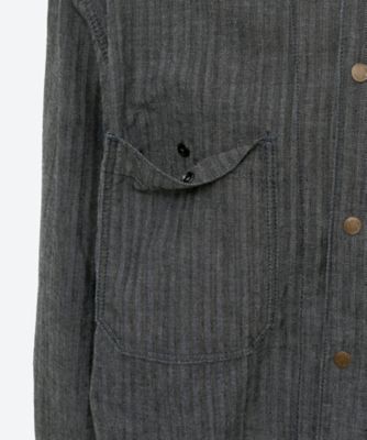 ヘリンボーン シャツジャケット M4145A．000．934 92C