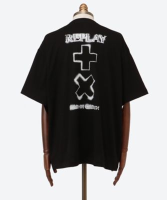 送料込★REPLAY★M3018 Tシャツ REPLAY×Martin Garrix ビックシルエットT