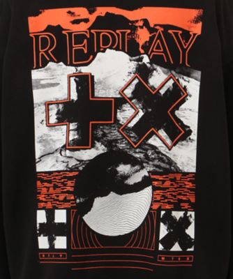 【極美品】REPLAY リプレイ ナイロン マウンテンパーカー L カモフラ ベジタブルダイバイカージャケット M8385 ．000