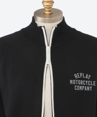 MOTERCYCLE フルジップニットジャケット UK4880