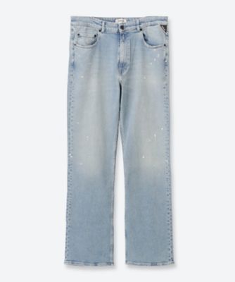 AURALEE ライトブルーデニム ワイドパンツ デニムパンツ SELVEDGE FADED LIGHT DENIM