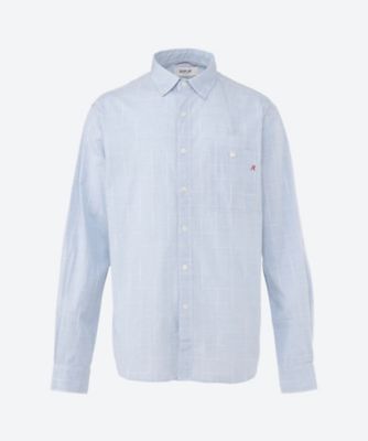 ＜REPLAY (Men)＞チェックドコットンドビーシャツ　Ｍ４１４４　．０００．５２８７６