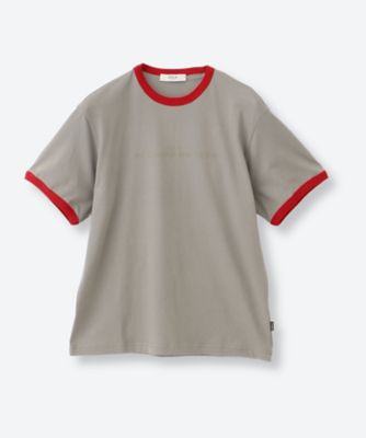 グレー×レッド リンガーTシャツ M3366 ．000．22662
