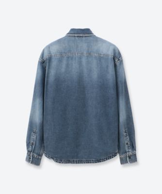 262 コットン×ヴィスコース ウォッシュドデニムシャツジャケット