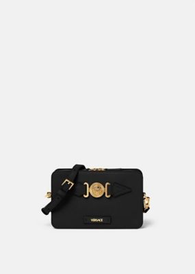 ＜VERSACE (Men)＞メドゥーサ　ビギー　ポーチバッグ　１００６００１　１Ａ０３１９０　１Ｂ００Ｖ