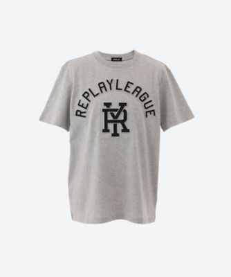 ＜REPLAY (Men)＞ＲＥＰＬＡＹ　ＬＥＡＧＵＥ　ビックロゴＴシャツ　Ｍ６８０６　．０００．２３６０８Ｐ