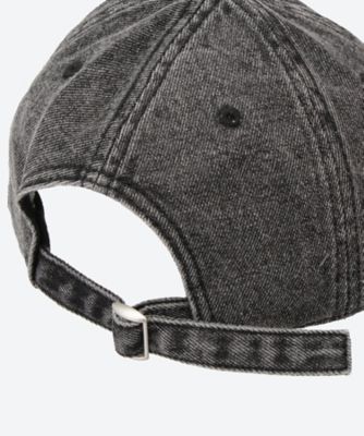ブラックウオッシュコットンツイルキャップ AM4413