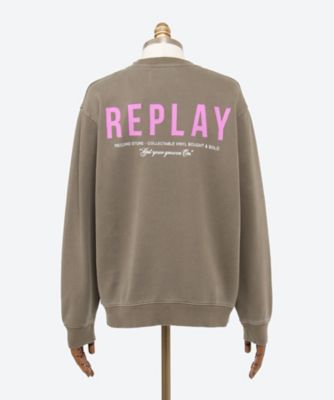 送料込★REPLAY★M6967.000.22890G スウェットシャツ ユニセックス スウェットシャツ M6967．000