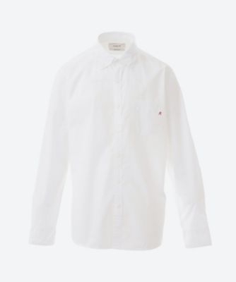REPLAY (Men)/リプレイ RED LOGO スリムコットンポプリンシャツ M4126 .000.84934