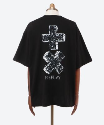 ＲＥＰＬＡＹ×Ｍａｒｔｉｎ Ｇａｒｒｉｘ ＋×ロゴＴシャツ ＭＭＧ３５１．０００．２３４５４ | REPLAY (Men)/リプレイ |  三越伊勢丹オンラインストア・通販【公式】