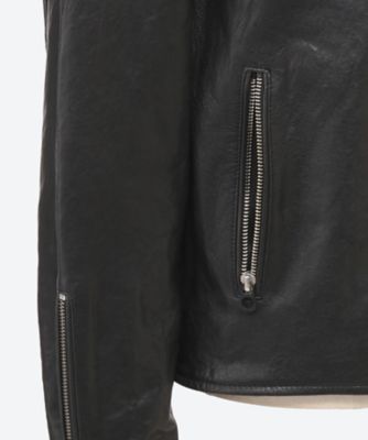 レザーシングルライダースジャケット　Ｍ８４３５．０００．８４９５０