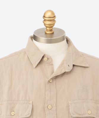 ガーメントダイリネンシャツ M4147．000．81388B