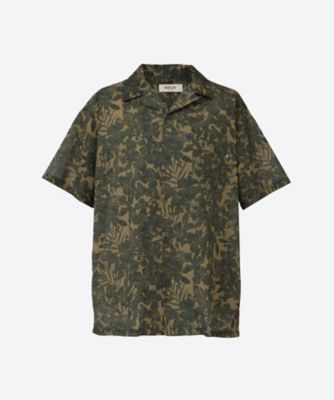 REPLAY (Men)/リプレイ コットンポプリンボタニカルアロハシャツ M4157 .000.75026