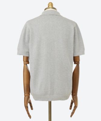 コットンニットポロシャツ UK4708．000．G23774