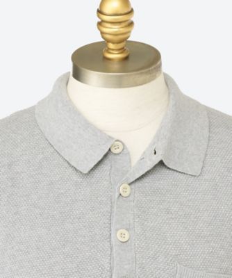 コットンニットポロシャツ UK4708．000．G23774