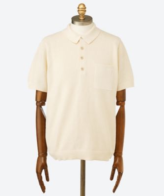 コットンニットポロシャツ UK4708．000．G23774
