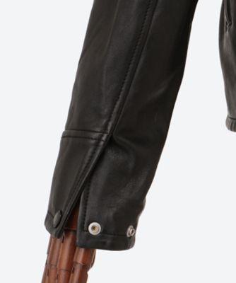 ２５ＳＳ　ＷＡＸラムレザージャケット　Ｌｅａｔｈｅｒ　ｊａ　Ｍ８４５７　．０００．８５１９４