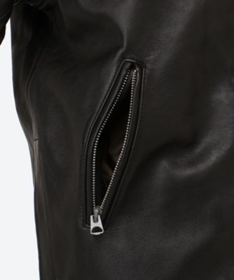 ２５ＳＳ　ＷＡＸラムレザージャケット　Ｌｅａｔｈｅｒ　ｊａ　Ｍ８４５７　．０００．８５１９４