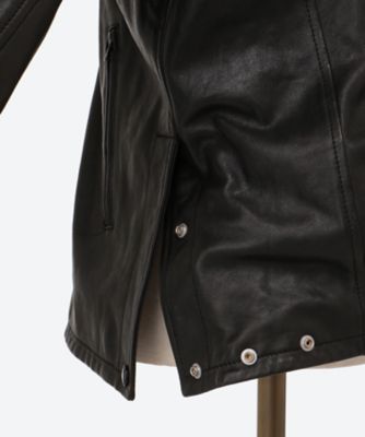 ２５ＳＳ　ＷＡＸラムレザージャケット　Ｌｅａｔｈｅｒ　ｊａ　Ｍ８４５７　．０００．８５１９４