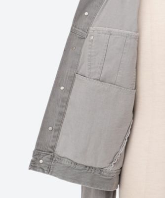 arts&science デニムジャケット　ライトグレー 9Z1 ECOPLUS ライトデニムグレージャケット Blouson