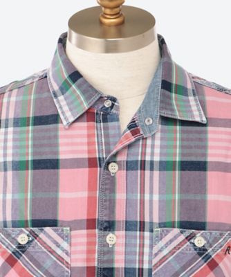 ピンクチェックデニムシャツ ｍ４０４６ ０００ ５２４００ 三越伊勢丹オンラインストア 公式