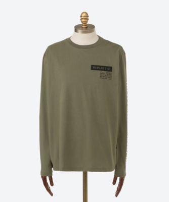 ２４ＳＳ　チェスト＆アームロゴ　ベーシックジャージーｌ／ｓ　Ｔシャツ　Ｍ６７５６　．０００．２６６０