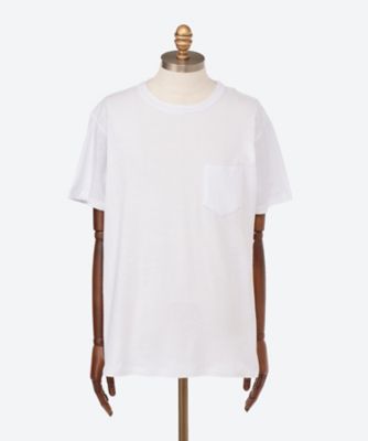 ESSENTIAL コットンリネンポケットTシャツ M6455 